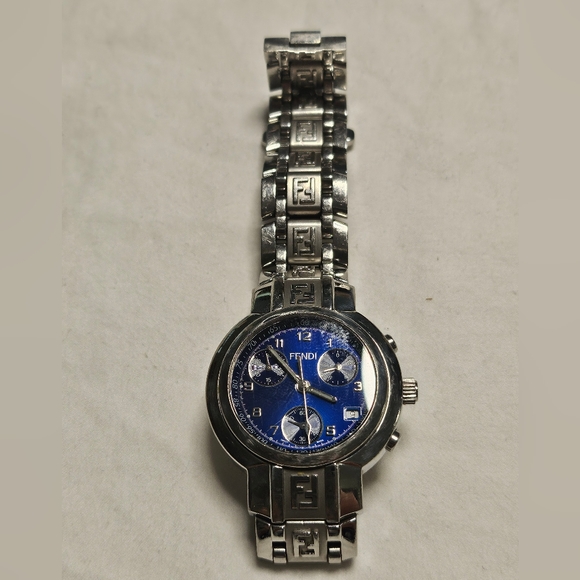 Fendi Orologi 006-4500L-513 Watch Women\'s Blue Chronograph Fresh Battery main image 4
